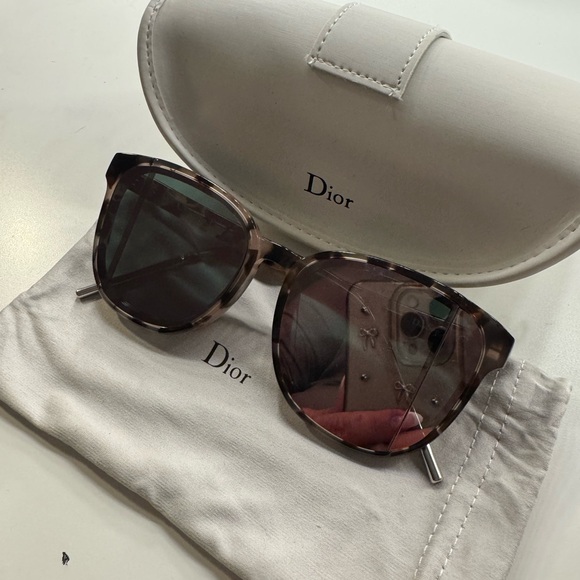 Dior Brown Patterned Sunglasses